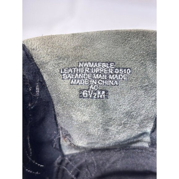 Nine West Maeble Black Leather Biker Ankle Boot Women's Size 6.5M - Picture 12 of 12